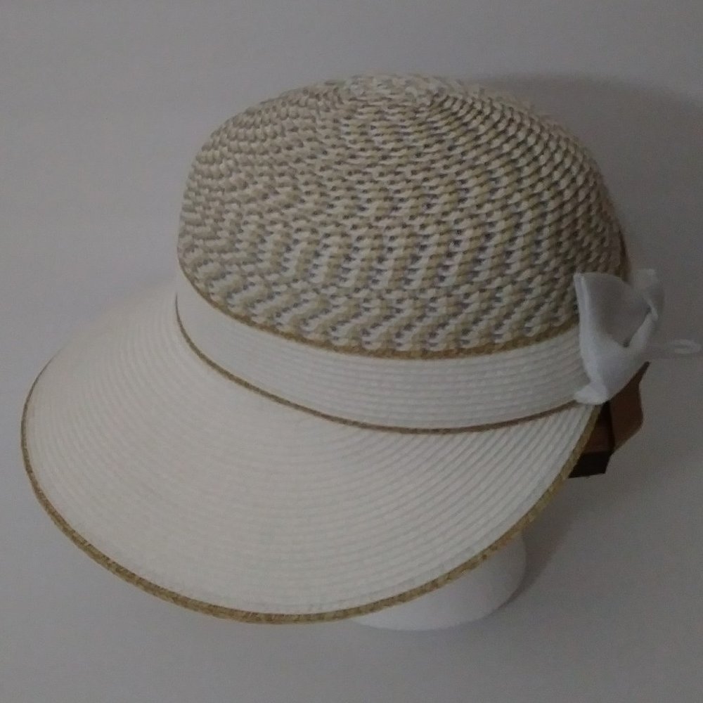 Genuine C.C Brand Wide Brim Straw Floppy Hat